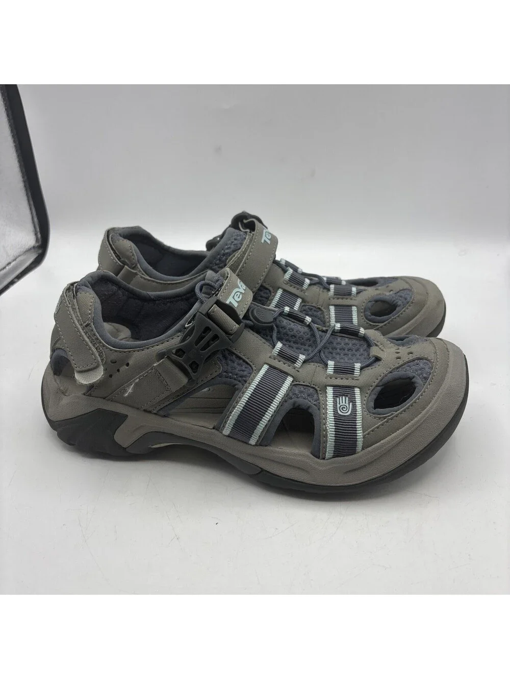 Teva Omnium 2 Women 8 Leather Sandals Brown Turkish Coffee Hiking Water